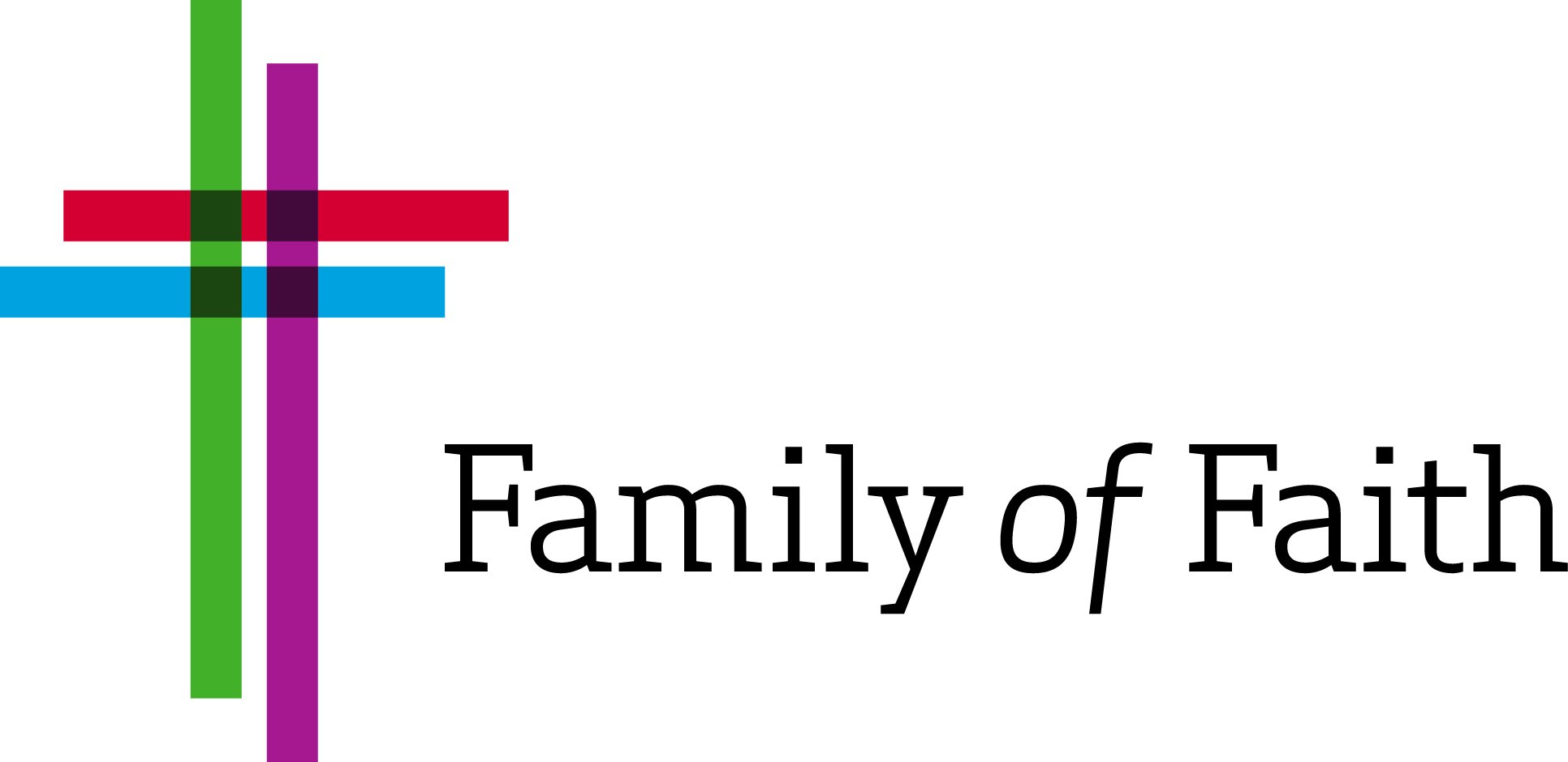 Family of Faith Logo _ Three color cross