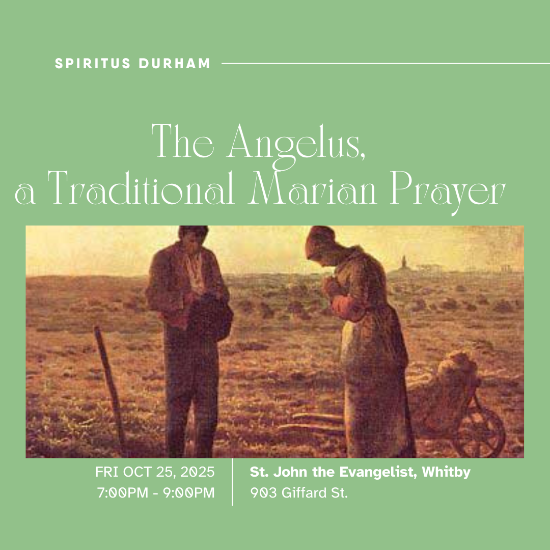 Poster for The Angelus, a Traditional Marian Prayer