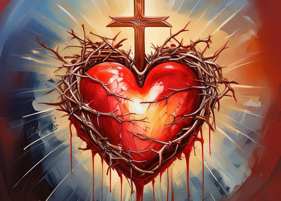 Sacred Heart of Jesus art