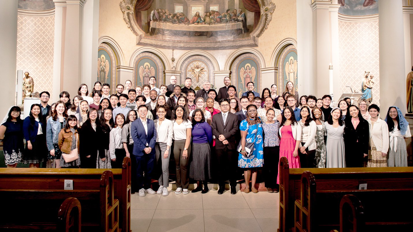 2024 Grads Gather for Year End Mass