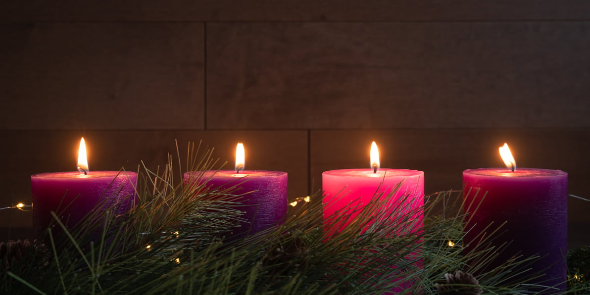 Candles for the Fourth Sunday of Advent