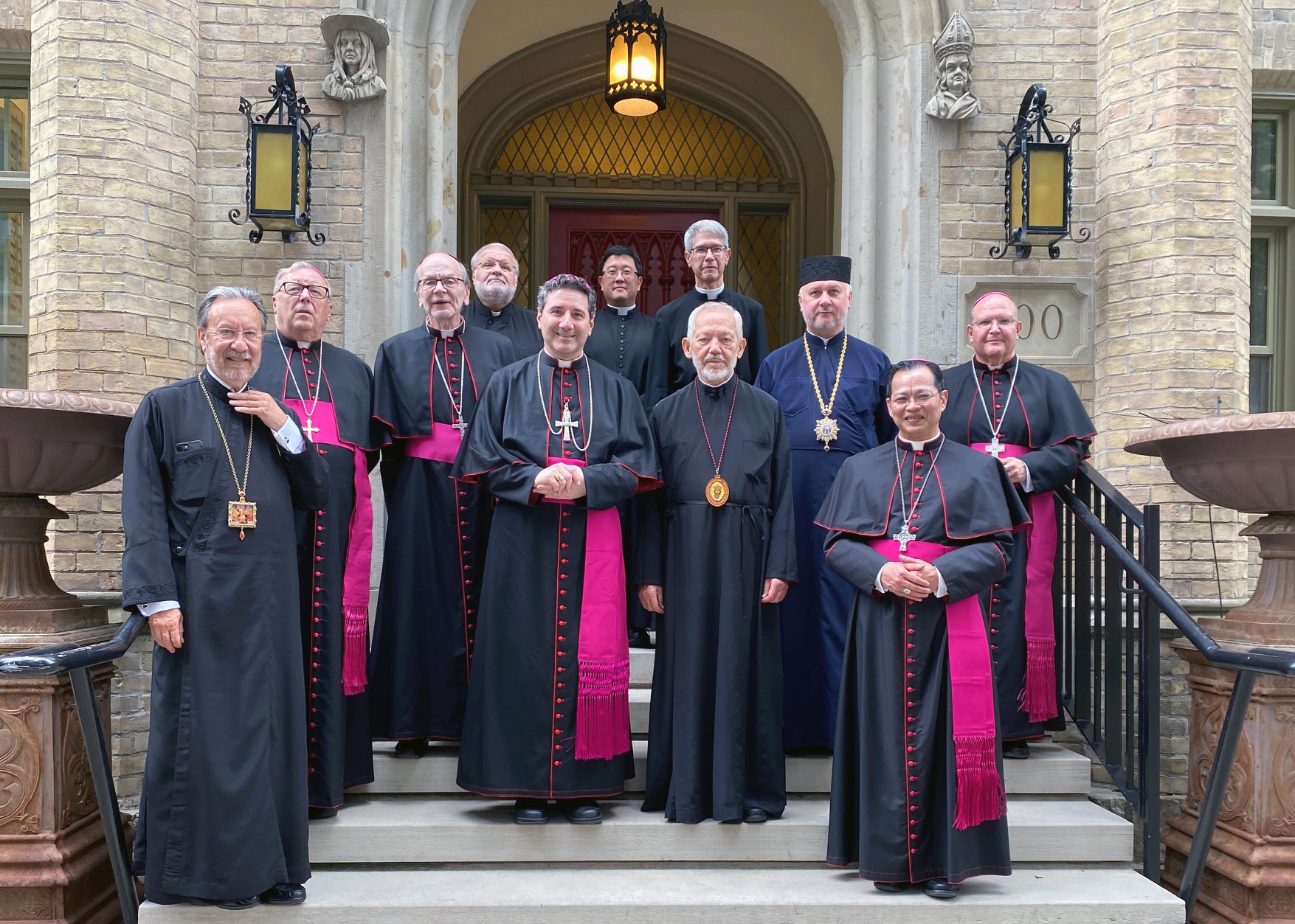 Archbishop Leo Hosts Luncheon for Orthodox Delegation