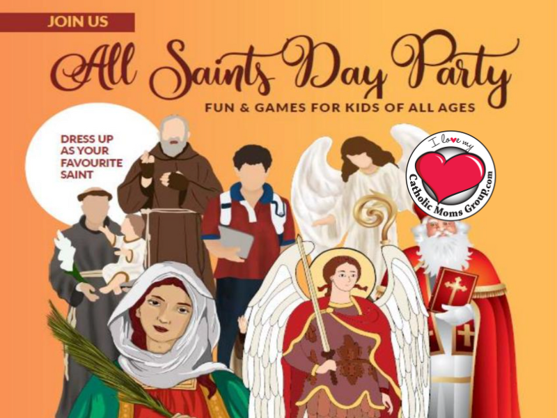 Poster for All Saints Day Party