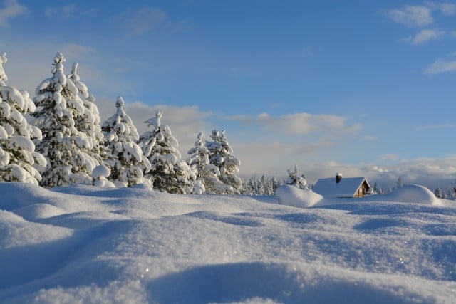 Snow-covered Mountain