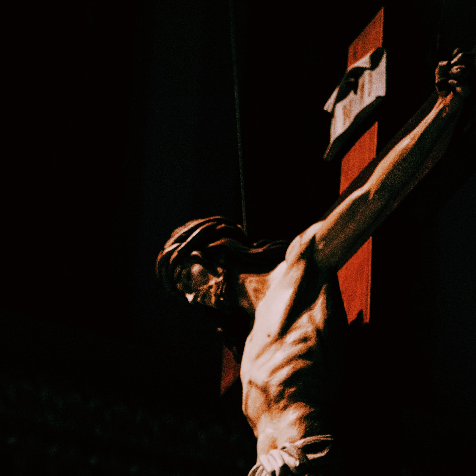 Jesus on the Cross Shadowed