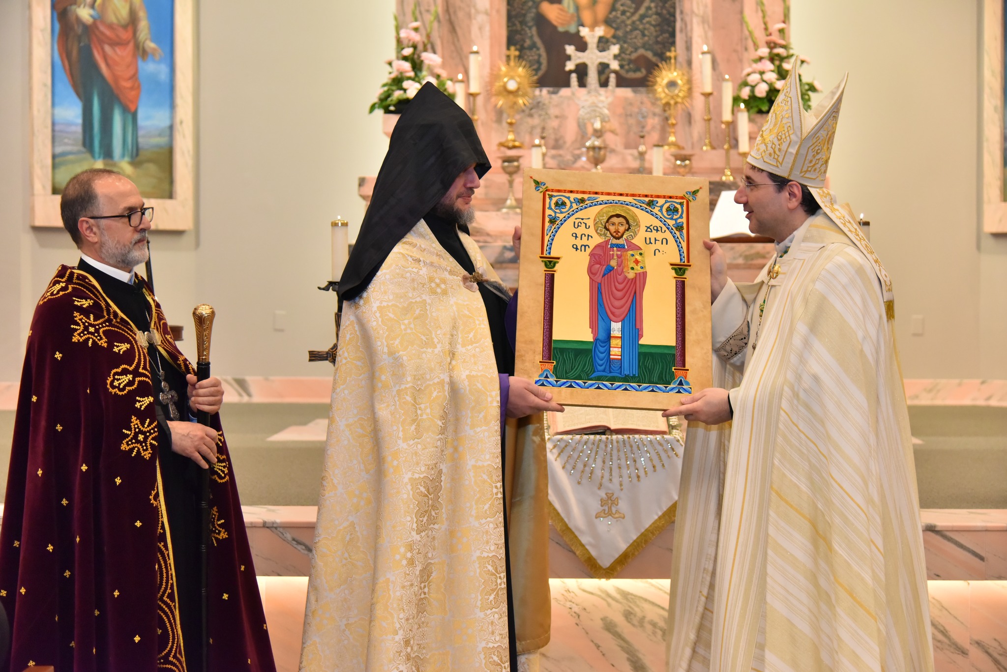 Vespers Service- Exchange of gifts- Archbishop Francis