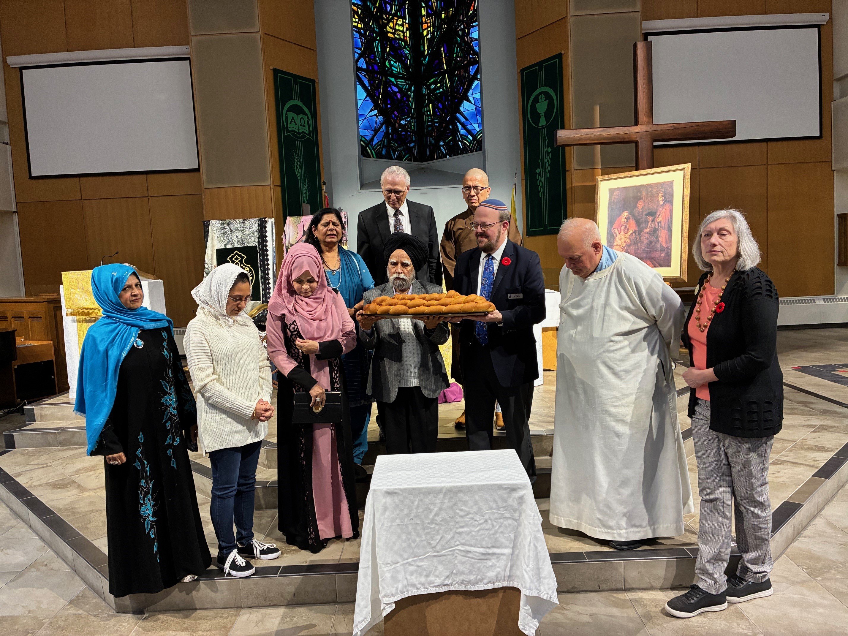 on the altar bread on the altar bread