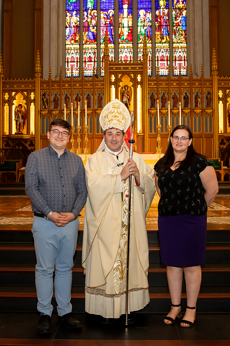 Daniel & Jacqueline (children of receipient Mary Ann Leon - who was unable to attend) Daniel & Jacqueline (children of receipient Mary Ann Leon - who was unable to attend)